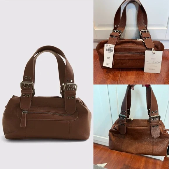 Abercrombie & Fitch Bowler Bag Purse - Picture 1 of 8